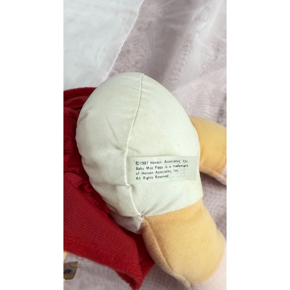 Muppet Babies Miss Piggy Fozzie Bear Christmas Plush Bundle McDonalds 1987 Vtg